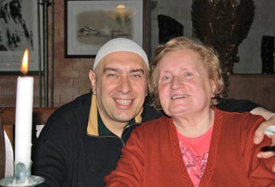 mamma Elide con Swami Roberto mamma Elide con Swami Roberto