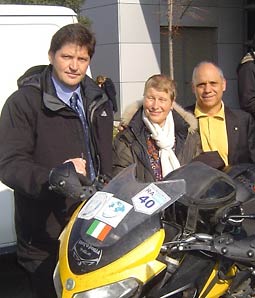 Gabriella e Alberto Chitti con Bernardo 'Dino' Lepore