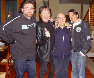 Red Canzian con Swami Roberto