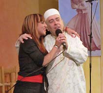 Simona Sorbara con Swami Roberto
