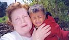 Elide Casarin, mamma di Swami Roberto, in missione in India Elide Casarin, mamma di Swami Roberto, in missione in India