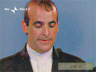 Ramia Osvaldo Ristuccia durante la lettura