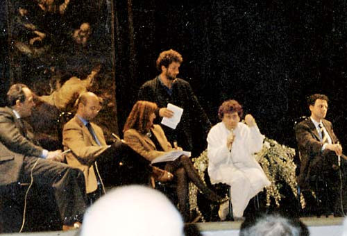 Roberto Casarin ospite di Alberto Custodero ad una conferenza Roberto Casarin ospite di Alberto Custodero ad una conferenza