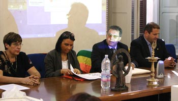 Gabriella Lavorgna, gli Assessori Bonvicini e Brunozzi, il Sindaco Anastasi