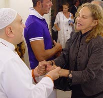 Sydne Rome con Swami Roberto