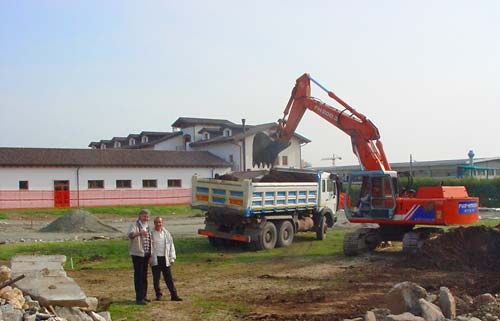 Inizio cantiere Tempio di Anima Universale Inizio cantiere Tempio di Anima Universale