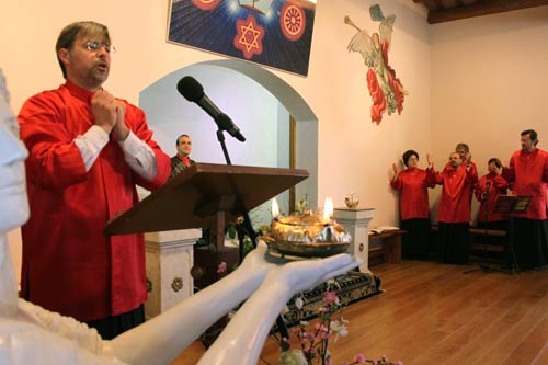 Celebrazione di Pasqua con i monaci Ramia Celebrazione di Pasqua con i monaci Ramia