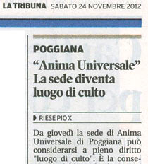 La Tribuna di Treviso del 24/11/2012