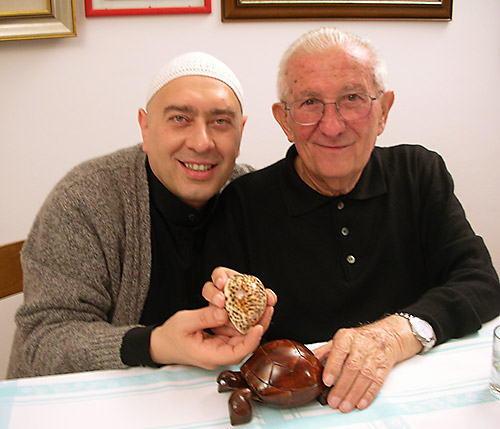Don Pierino Gelmini con Swami Roberto