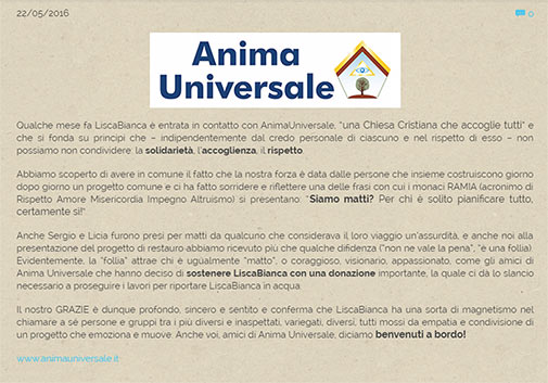 Articolo di liscabianca.com