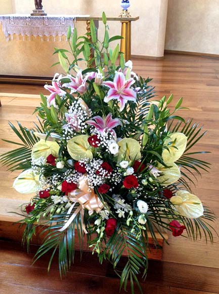Fiori donati da Gina e Maria