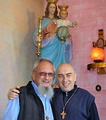 Padre Fulgenzio Cortesi con il nostro Fondatore